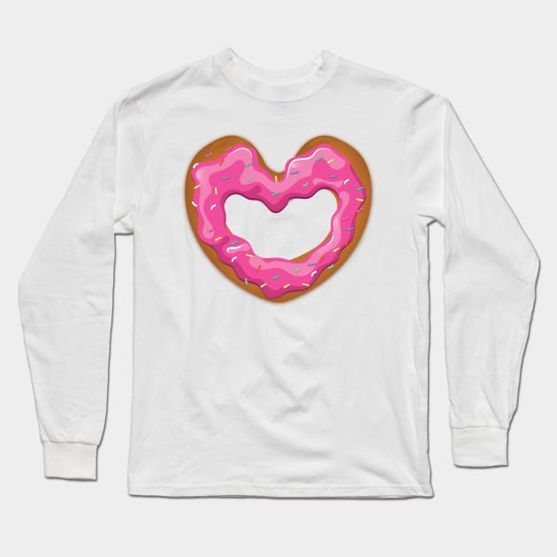 Donut Love Long Sleeve T-Shirt by nickemporium1